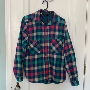 Vintage Woolrich Women’s Wool button-up shirt